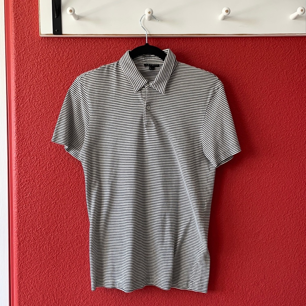 Theory Striped Polo